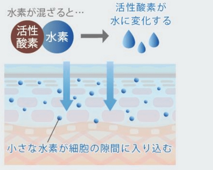 活性酸素の水化